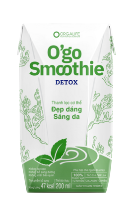 O'go Smoothie Detox 200ml - Sinh Tố Siêu Tiện Lợi Thanh Lọc Cơ Thể 