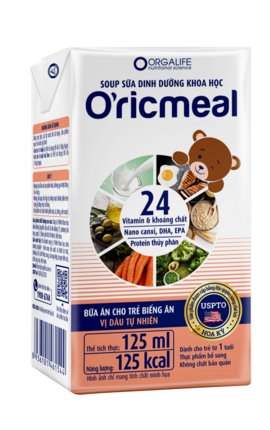 O'ricmeal 125ml - Soup Sữa Dinh Dưỡng Cho Trẻ Biếng Ăn - Lốc 6 hộp
