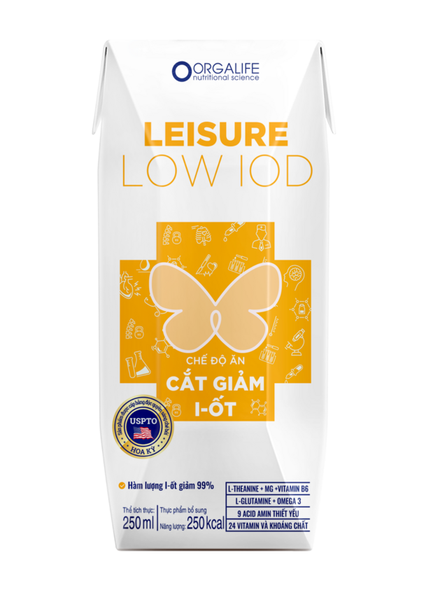 Leisure Low Iod 250ml - Soup Uống Dinh Dưỡng Công Thức Cắt Giảm I-ốt