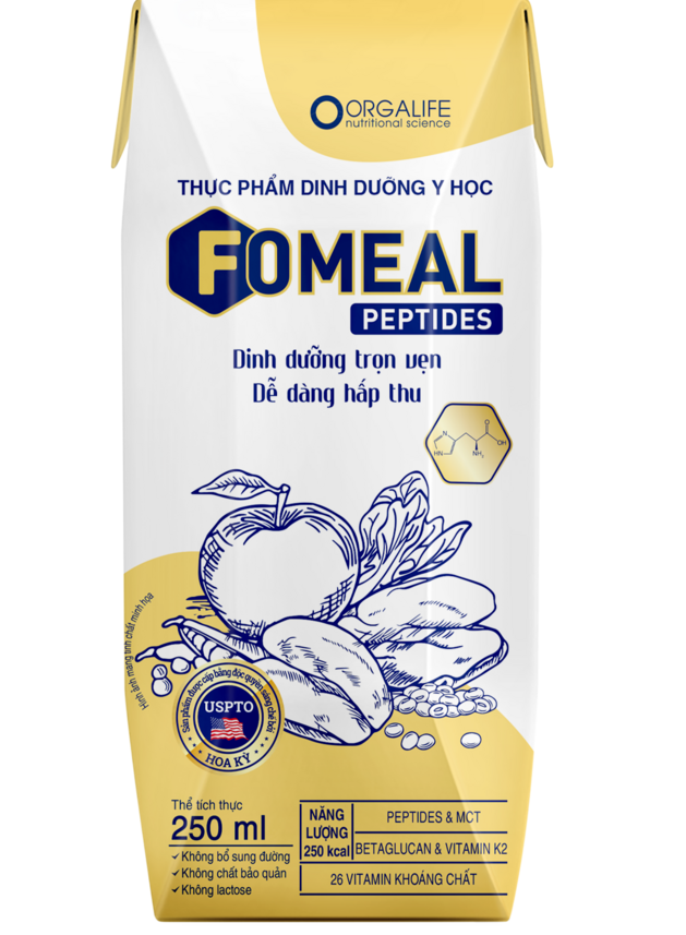 Fomeal Peptides 250ml - Soup Uống Dinh Dưỡng Công Thức Cho Người Kém Hấp Thu
