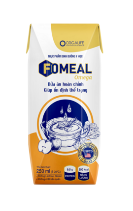 Fomeal Omega 250ml - Soup Uống Dinh Dưỡng Công Thức Giàu EPA Thay Thế Bữa Ăn