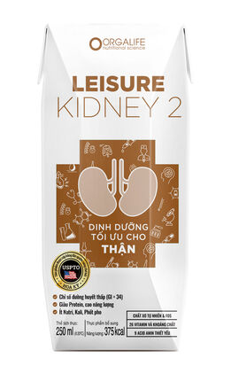 Dinh dưỡng tối ưu cho người bệnh thận có lọc máu<br> Leisure Kidney 2 - 250 ml