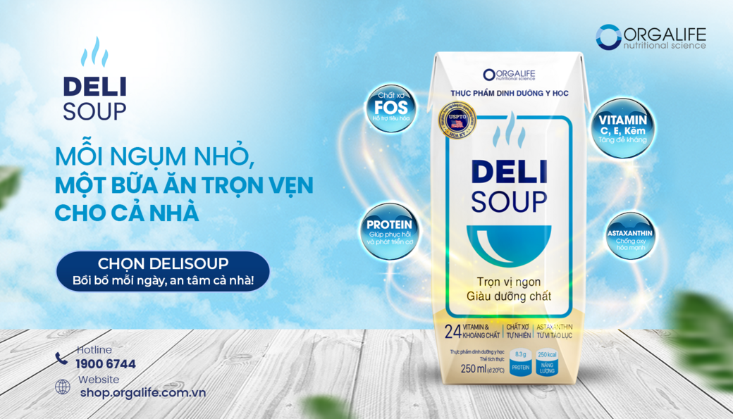 DELISOUP - TRỌN VỊ NGON, GIÀU DƯỠNG CHẤT
