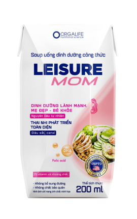 Leisure Mom 200ml - Soup Uống Dinh Dưỡng Công Thức Cho Mẹ Bầu