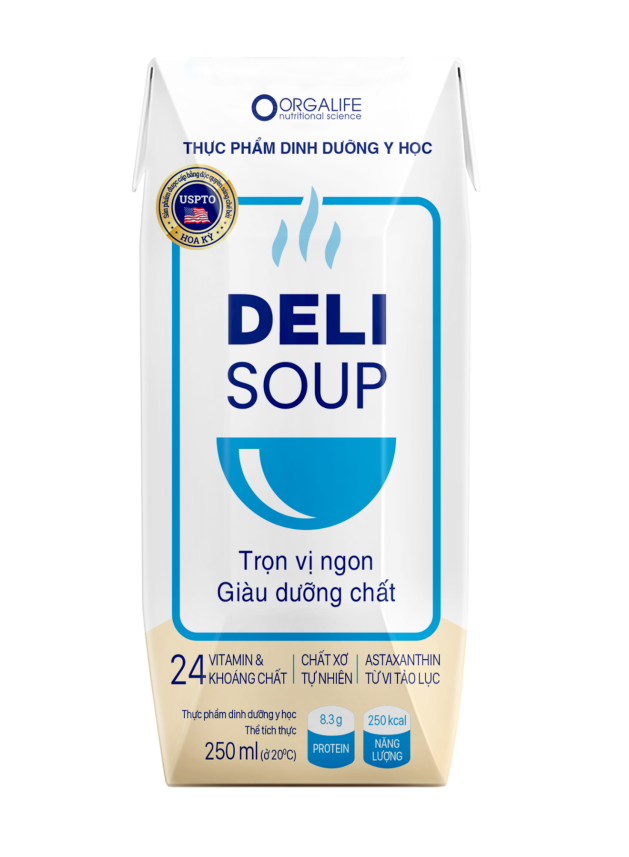 Delisoup 250ml - Soup Uống Dinh Dưỡng Công Thức Thay Thế Bữa Ăn  