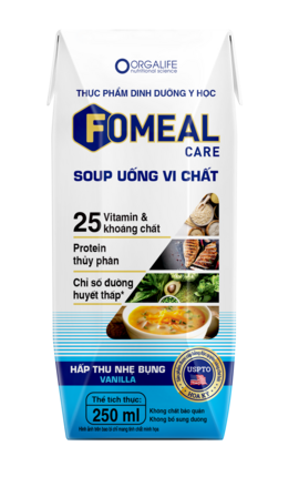 Fomeal Care 250ml - Soup Uống Vi Chất Dễ Hấp Thu, Bồi Bổ Cơ Thể (Vanilla)