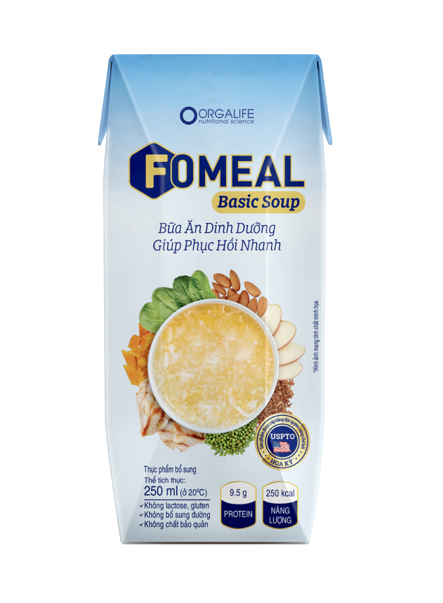 Thực phẩm dinh dưỡng  <br> Fomeal Basic Soup - 250ml