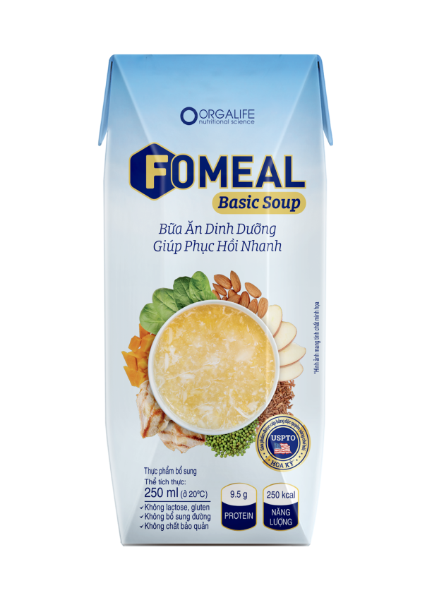 Fomeal Basic Soup 250 ml - Soup Uống Dinh Dưỡng Công Thức Thay Thế Bữa Ăn