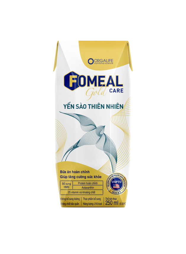 Fomeal Care Gold Yến Sào Thiên Nhiên 250ml - Soup Uống Vi Chất Thượng Hạng 