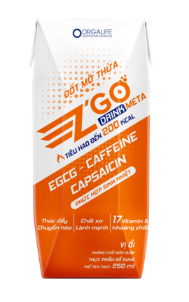 Z'go Meta Drink 200 200ml - Thức Uống Thúc Đẩy Đốt Cháy Calo, Nâng Cao Hiệu Suất Tập Luyện