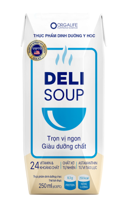 Delisoup 250ml - Soup Uống Dinh Dưỡng Công Thức Thay Thế Bữa Ăn  