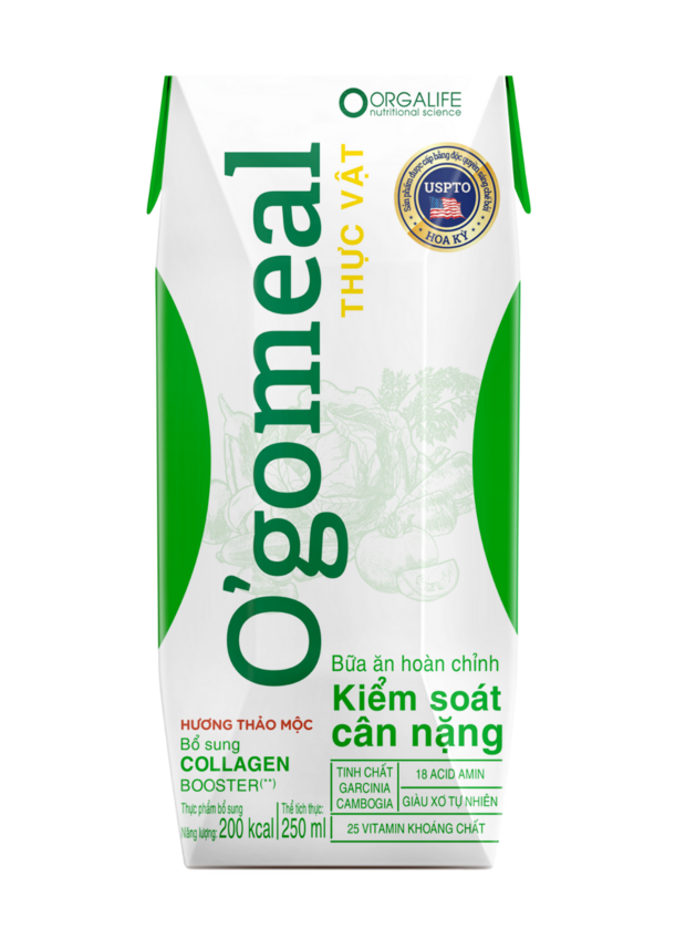 O'gomeal Thực Vật 250ml - Soup Uống Dinh Dưỡng Công Thức Kiểm Soát Cân Nặng