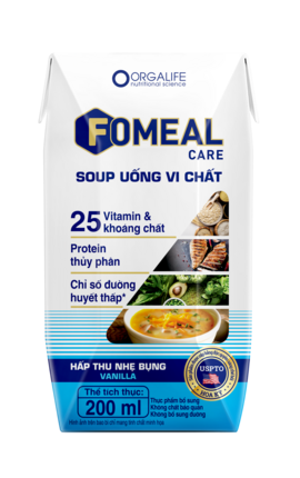 Fomeal Care 200ml - Soup Uống Vi Chất Hấp Thu, Bồi Bổ Cơ Thể (Vanilla)