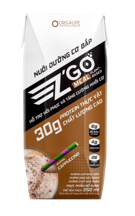 Z'go Meal Plant-Based 250ml - Bữa Ăn Cao Đạm Thủy Phân Giúp Phục Hồi & Xây Dựng Cơ Bắp Sau Tập Luyện