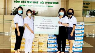 Ogalife trao tặng hơn 1 tỷ đồng sản phẩm dinh dưỡng tiếp sức cho tuyến đầu chống dịch Covid-19